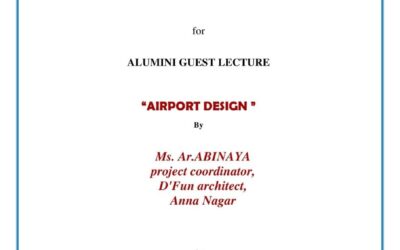 Alumni Guest Lecture on “Airport-design” by the Faculty of architecture