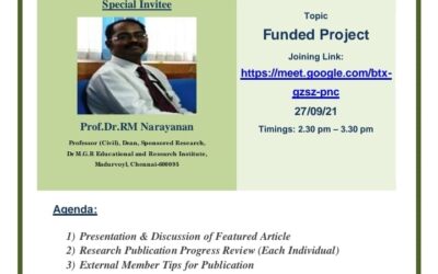 Benjamin Bloom Journal Club Meeting – Report