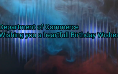 Birthday wishes to Honourable Founder Chancellor by the Department of Commerce