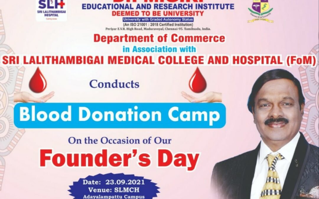 Blood Donation Camp by the Department of Commerce