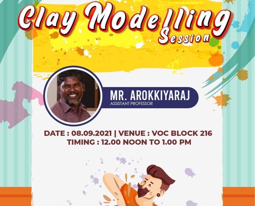 Clay Modelling Session by the Department of Viscom & Animation