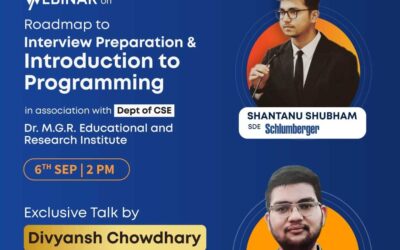 Webinar on “Roadmap to Interview Preparation and Introduction to Programming”.