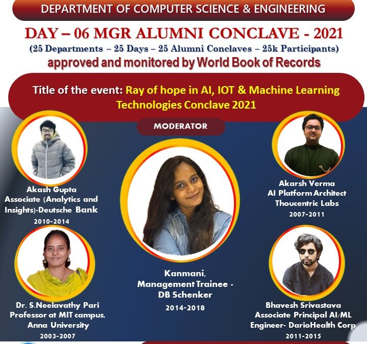 Day-06 MGR Alumni Conclave 2021