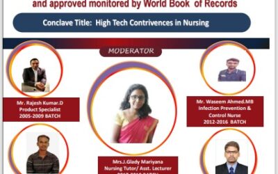 Day 03 – MGR ALUMNI CONCLAVE 2021on “High Tech Contrivances in Nursing” by the Department of Nursing