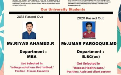 Department of Placement and Training 2021 passed out