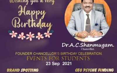Events for Students On the Occasion of our Founder Chancellor’s Birthday Celebration