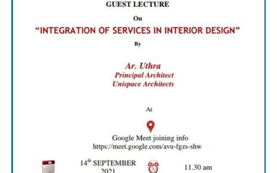 Guest Lecture on Integration of Services in Interior Design