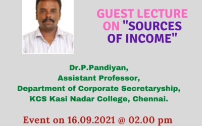 Guest Lecture on Sources of Income