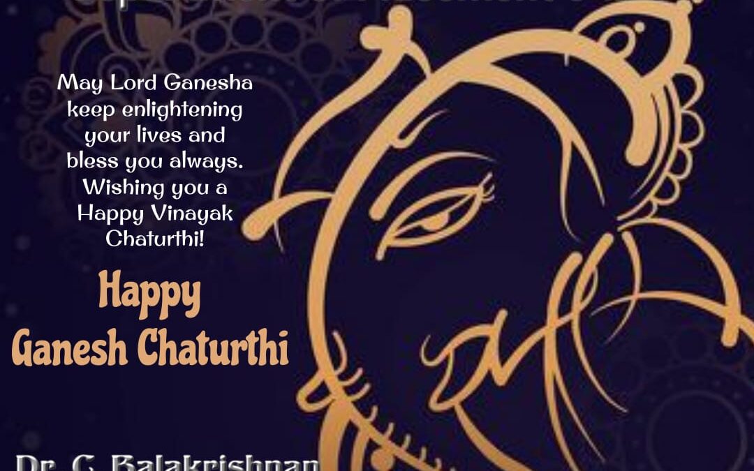“Happy Ganesh Chaturthi 2021”- Department of Placement & IIPC