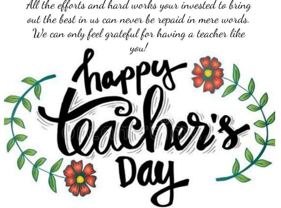 Department of Placement & IIPC wishes a Happy Teachers Day