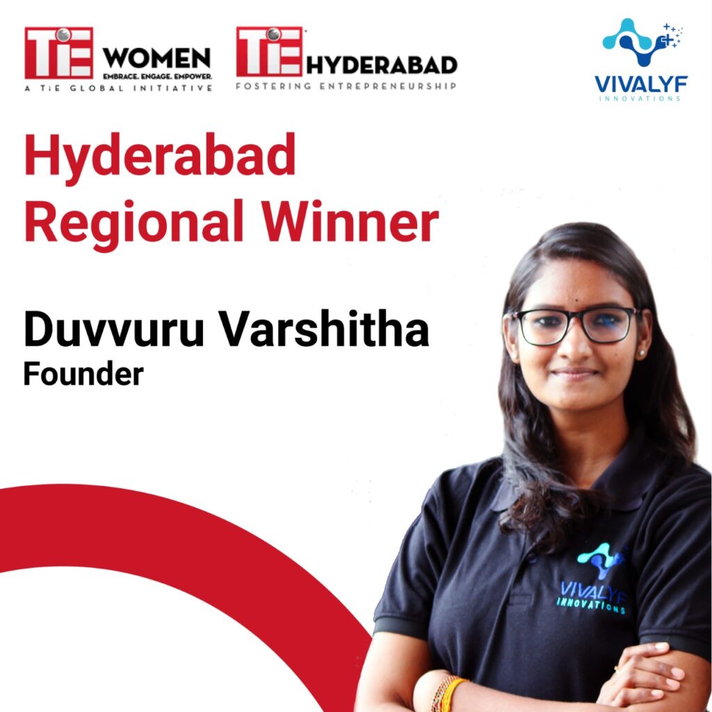 Hyderabad Regional Winner - Duvvuru Varshitha Founder