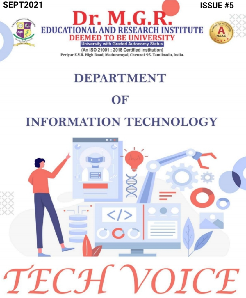 Tech Voice News Letter - 4th issue (Dept. of IT)