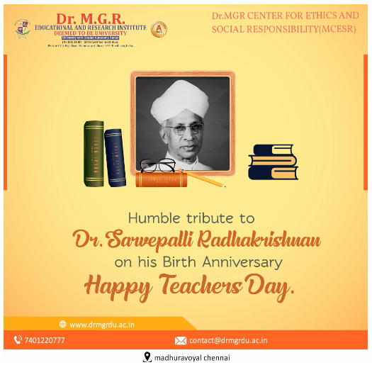 Center for Ethics and Social Responsibility Team Wishes Happy Teachers Day