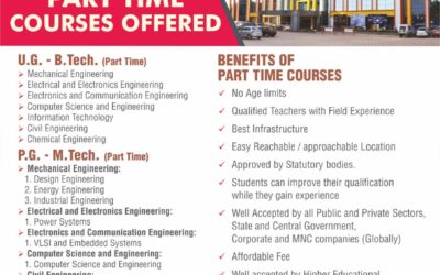 Part time courses – Admissions Open 2021-2022