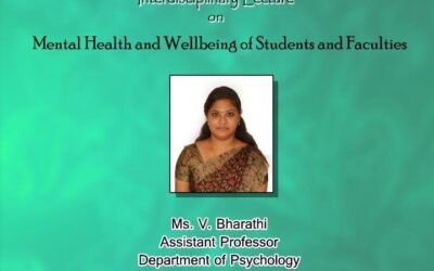Interdisciplinary Lecture on Mental Health and Wellbeing of Students and Faculties by the Faculty of Management Studies