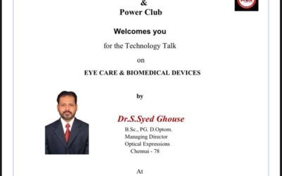 Technology Talk on Eye Care & Biomedical Devices