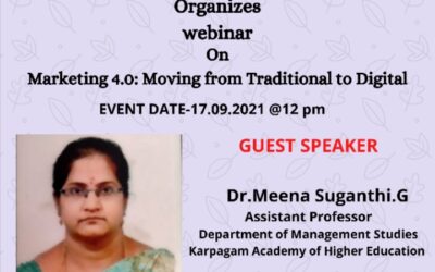 Webinar on “Marketing 4.0:Moving from Traditional to Digital” by Department of Financial Planning