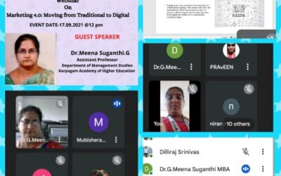 Webinar on “Marketing 4.0 : Moving from Traditional to Digital” by Department of Financial Planning
