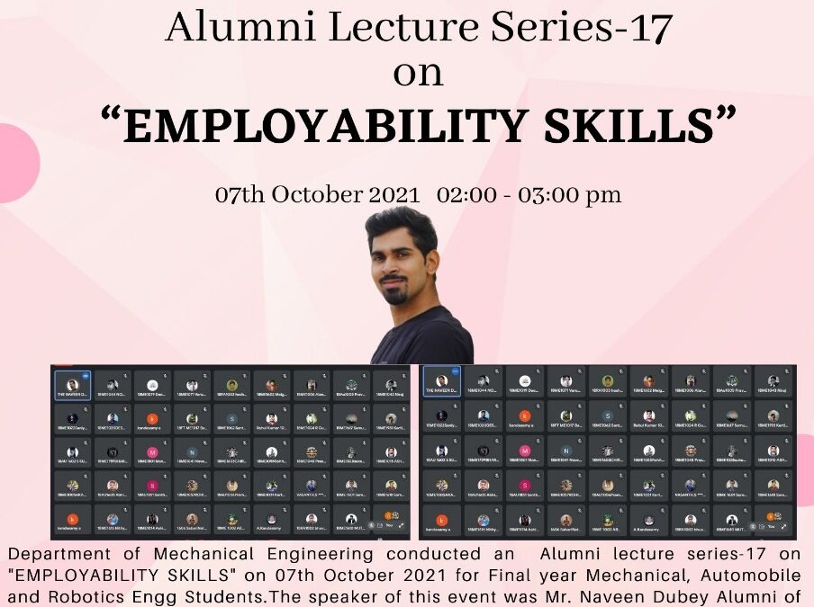 Alumni Lecture Series-17 on Employability Skills