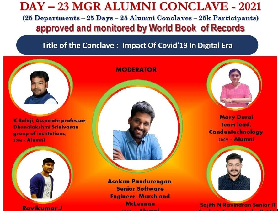 Day 23 MGR Alumni Conclave 2021