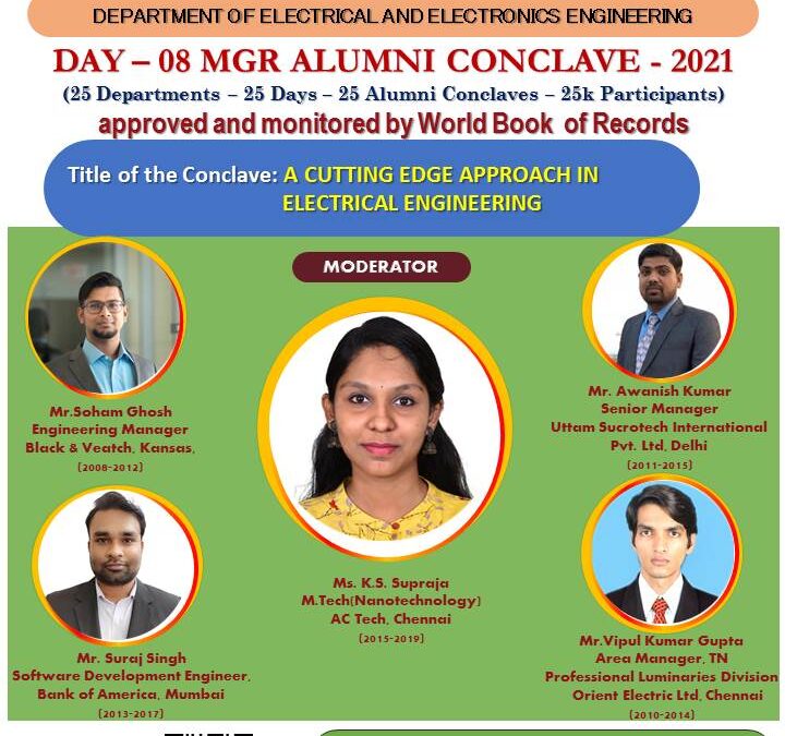 Day 8-MGR Alumni Conclave-2021