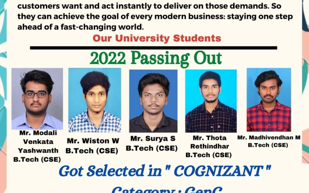 Department of Placement & Training 2022 Pass Out