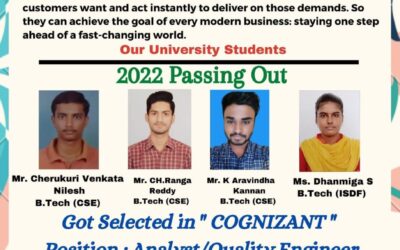 Department of Placement & Training 2022 Passing Out