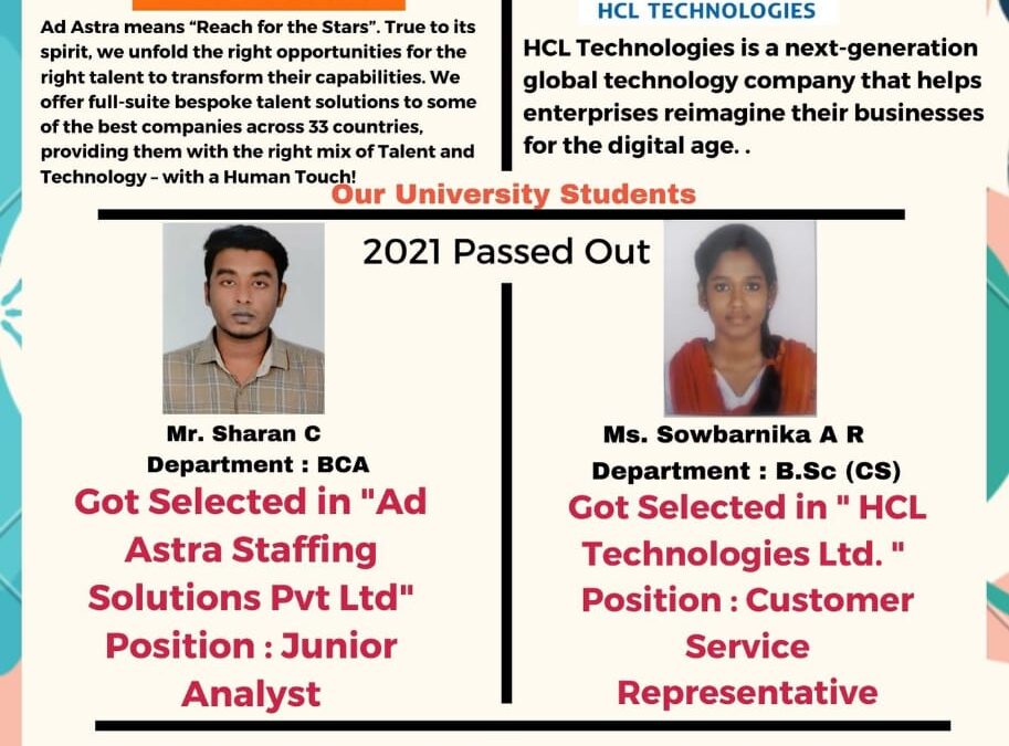 Department of Placement & Training