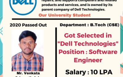 Department of Placement & Training 2020 Passed Out