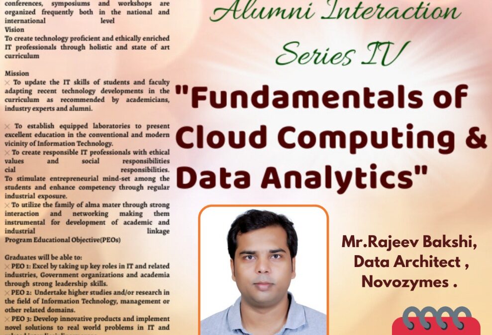 Fundamentals of Cloud Computing & Data Analytics