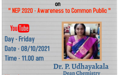 ISR Event * on  ” NEP 2020 – Awareness to common public.”
