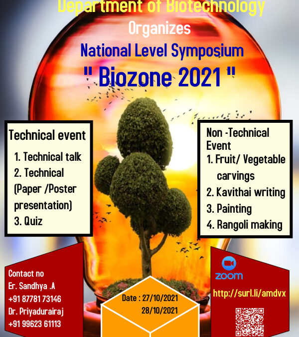 National Level Symposium on Biozone 2021