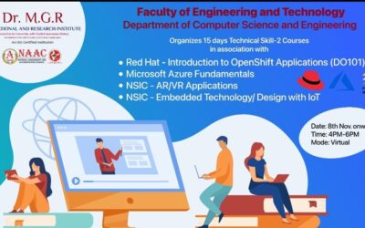 Department of Engineering & Technology, Faculty of Computer Science & Technology organizes 15 Days Technical Skill-2 Courses