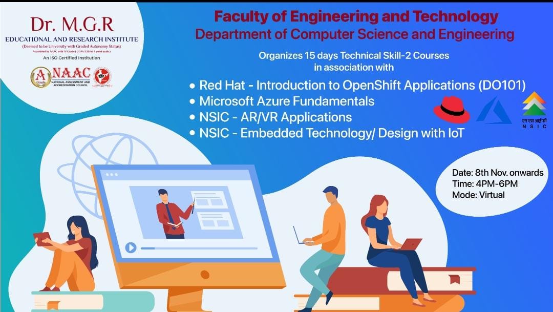 Department of Engineering & Technology, Faculty of Computer Science & Technology organizes 15 Days Technical Skill-2 Courses