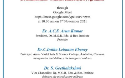 Deeksharambh Student Induction Programme