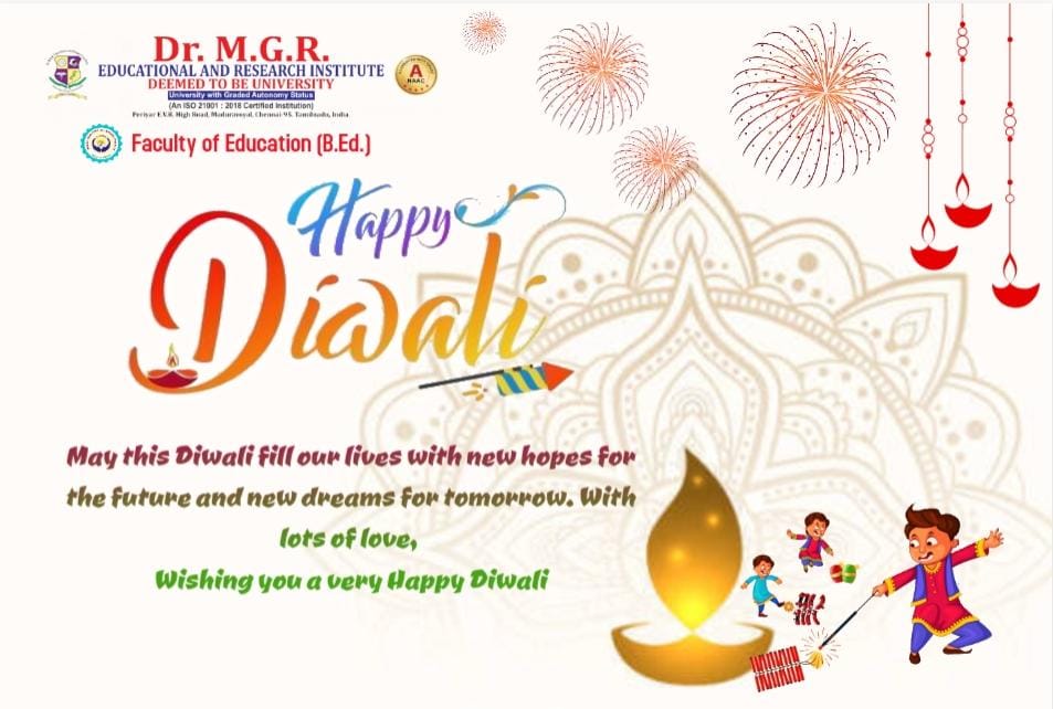 Diwali Wishes from Faculty of Education