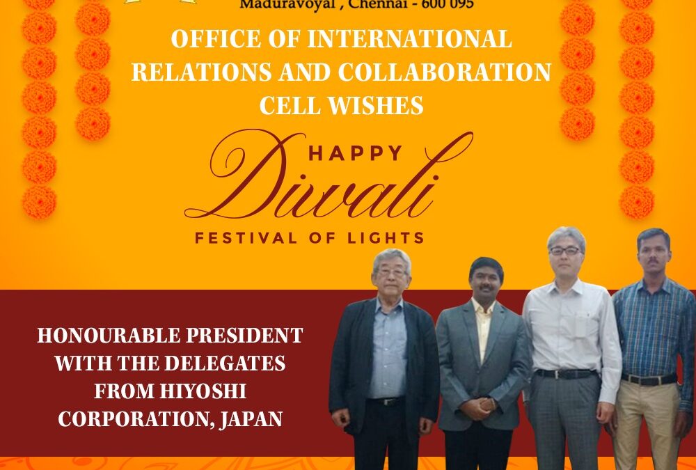 Diwali Wishes from Office of International Relations and Collaboration Cell