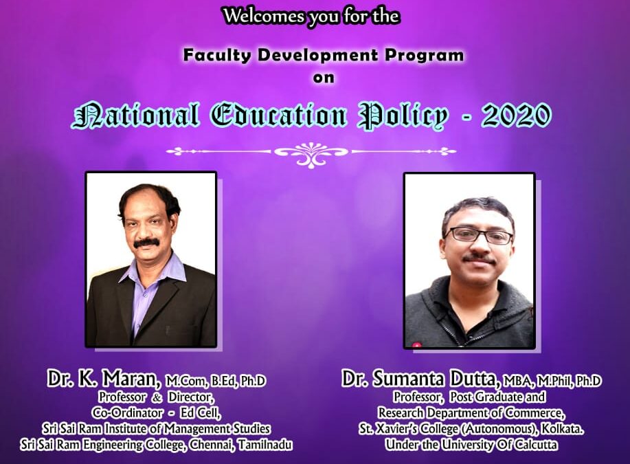 Faculty Development Program on National Education Program 2020