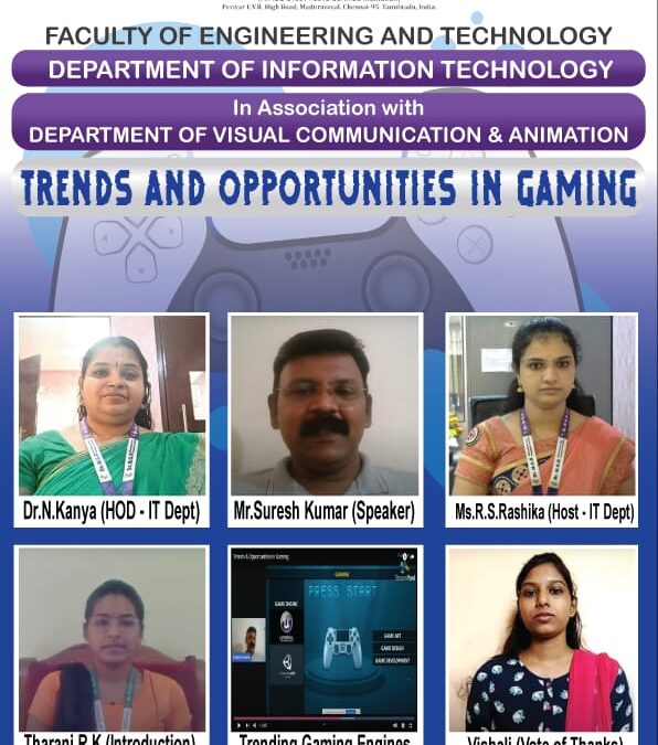 Webinar on Trends and Opportunities in Gaming Technology